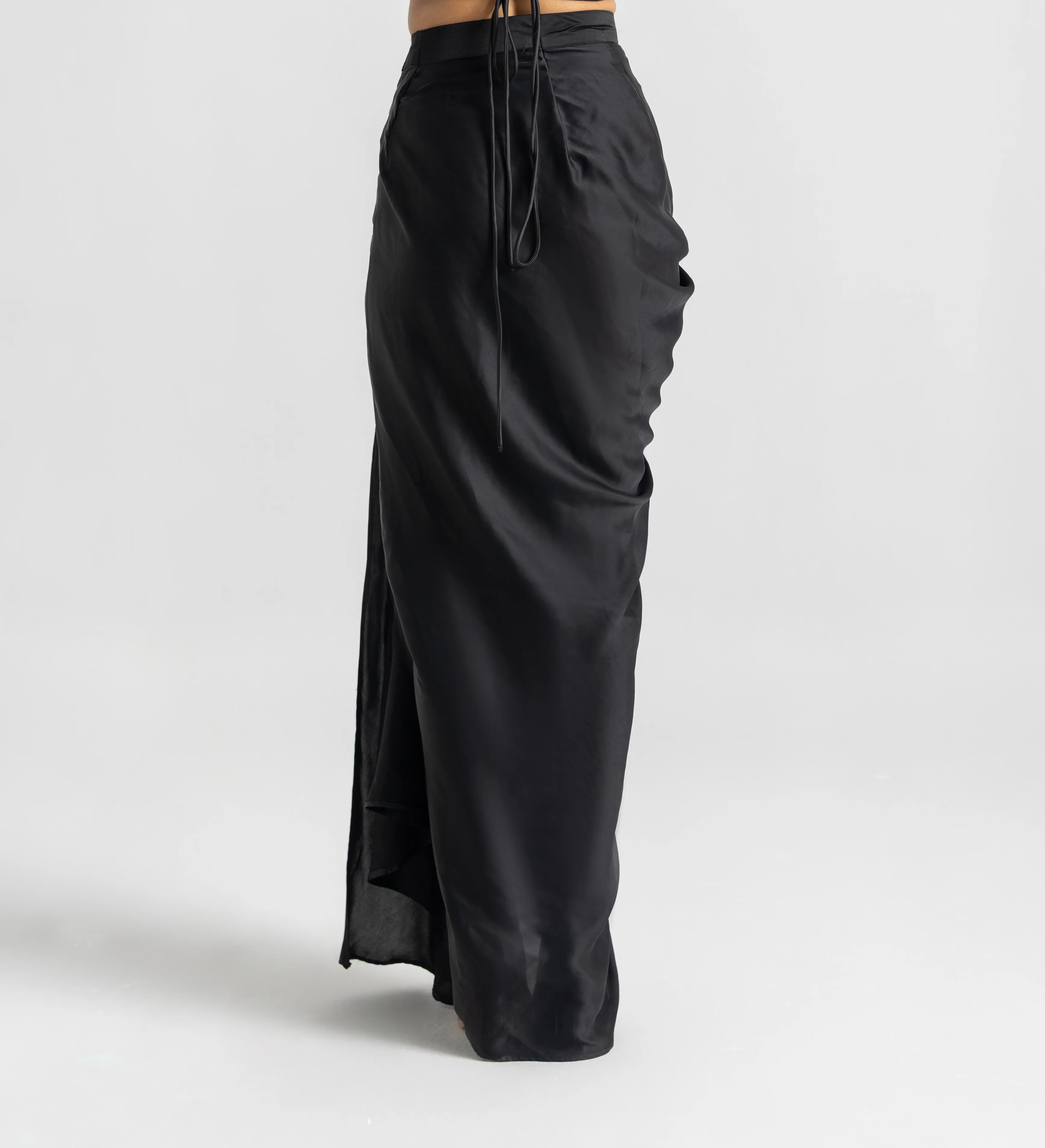 Black drape skirt - Image 3