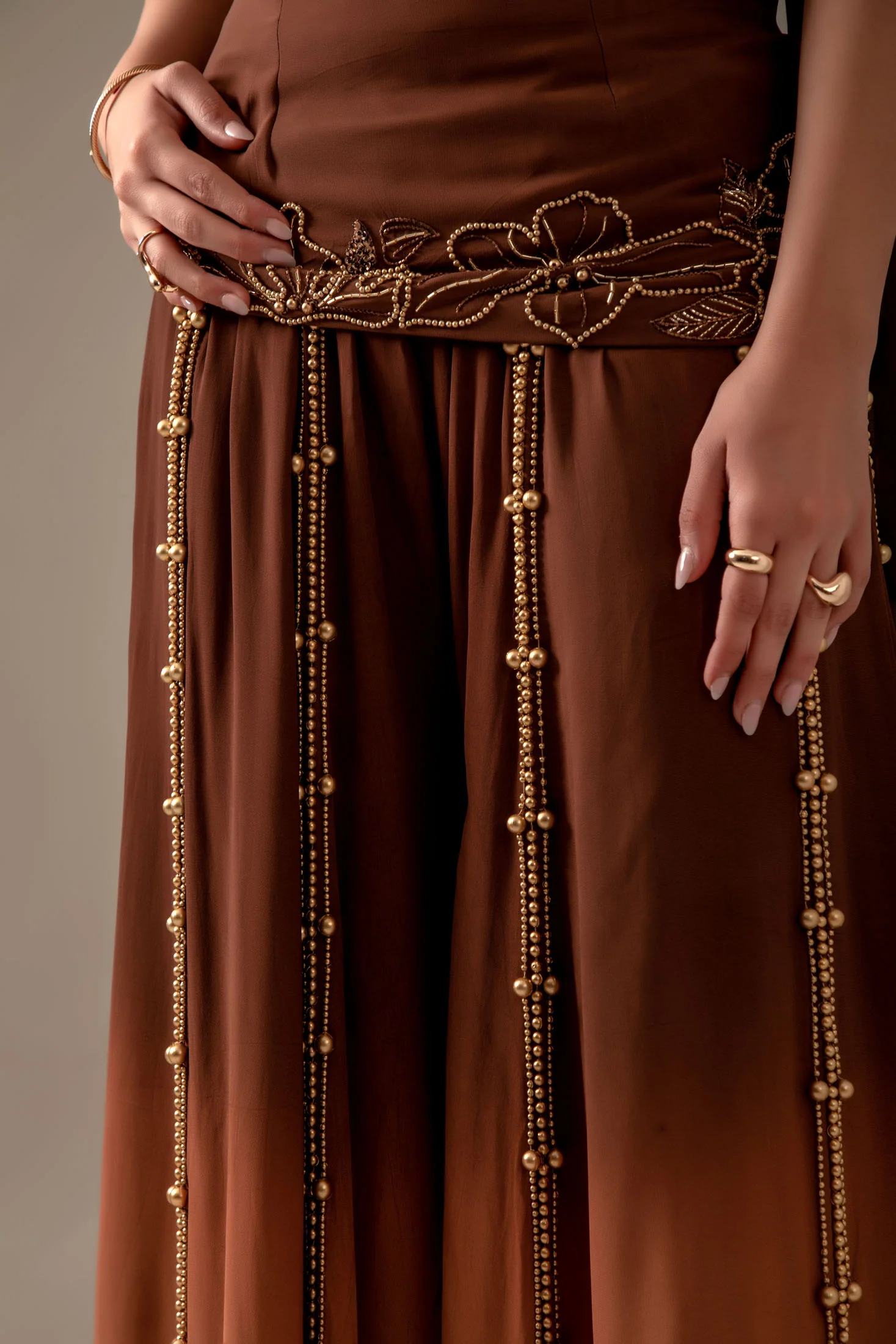 Mocha Sharara Set - Image 7