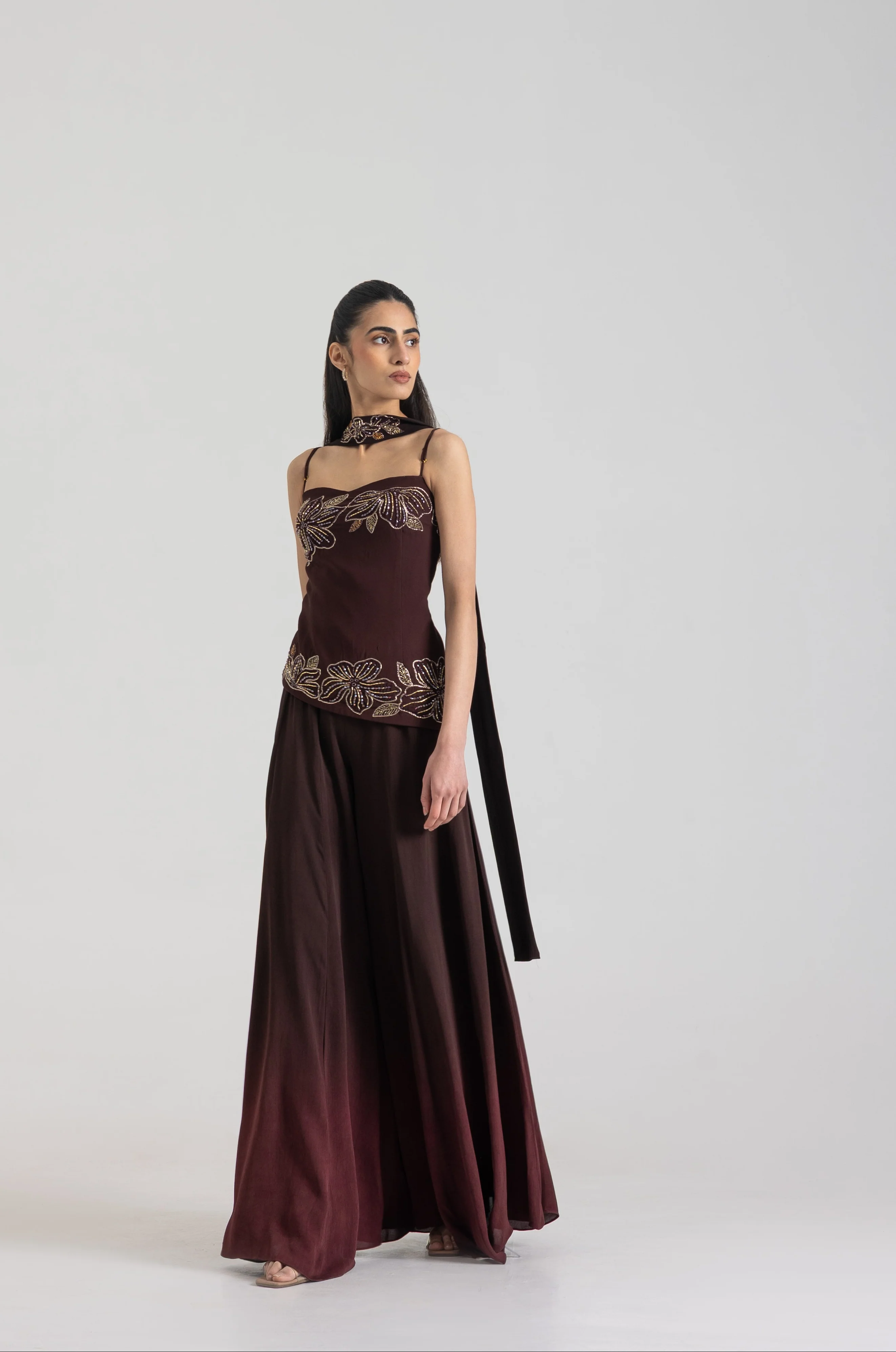 That Brown girl Sharara Set - Image 3