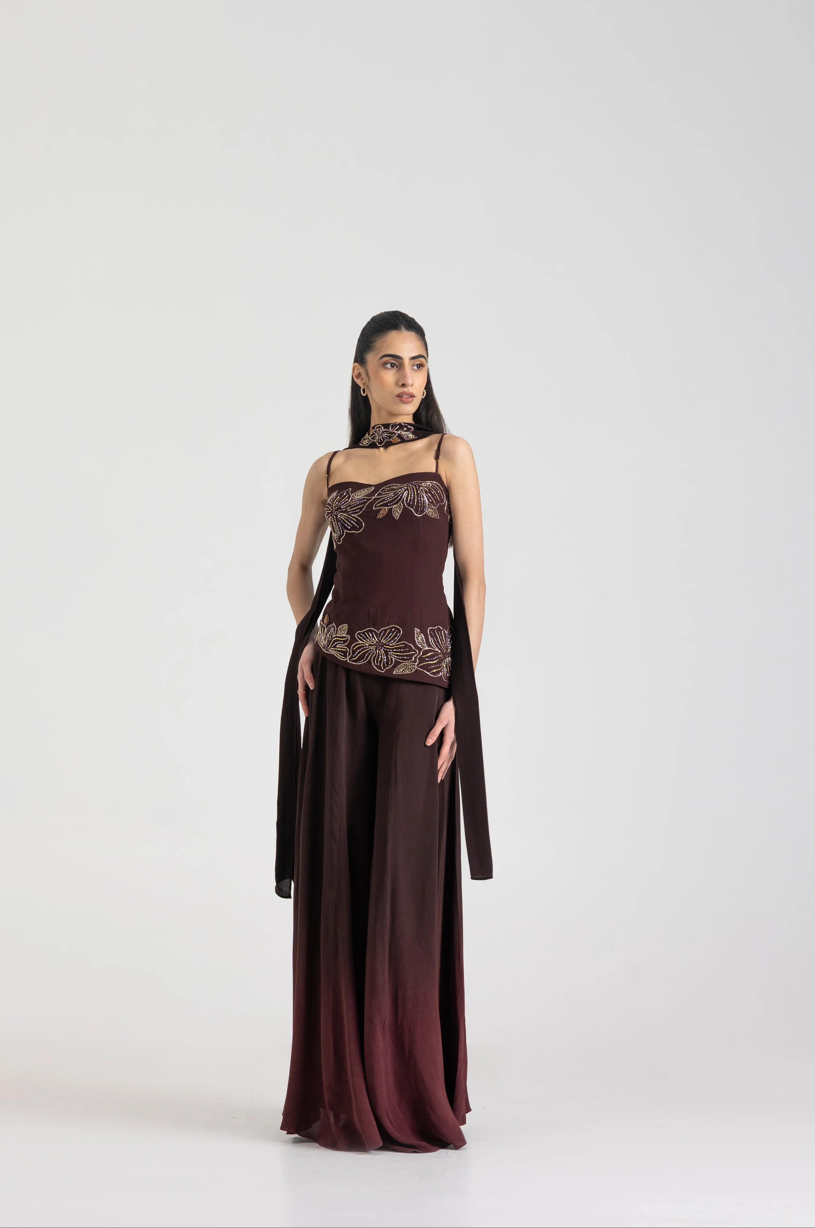 That Brown girl Sharara Set - Image 4